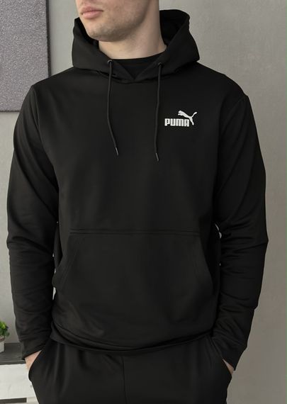 Демісезонний  костюм чорний худі/штани  + жилетка Puma | Зображення 4