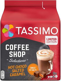 Капсули Tassimo Шоколад Hot Choco Salted Caramel 8 порцій Тассімо в капсулах