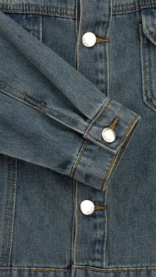 Куртка джинсова для дівчинки Do La La 20115 140 см Синій shop (2000999430220) | Зображення 2