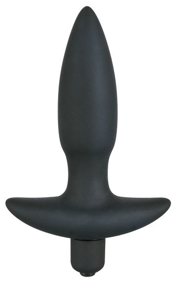 Анальна пробка - Black Velvet Vibrating Plug Small Sex Aura | Зображення 1