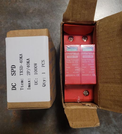 ПЗІП DC 2Р 500V від імпульсних перешкод на сонячні панелі TAXNELE | Зображення 3