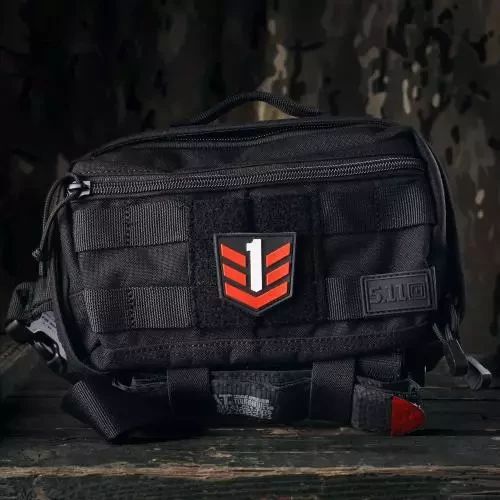 Поясна тактична сумка-підсумок 5.11 для скритого зберігання зброї  Tactical RUSH MOAB 3 Sling Pack 4L RANGER GREEN  панель MOLLE | Зображення 8