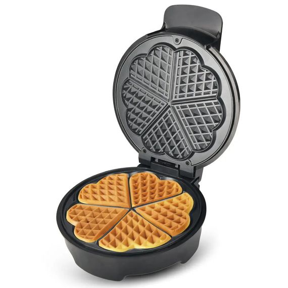 Вафельниця Hoffmans HM-3024 1000W • Електрична вафельниця з антипригарним покриттям і швидким нагріванням