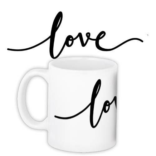 Чашка з принтом Love 330 мл (KR_18L066)