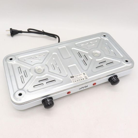 Електроплита спіральна на 2 конфорки, 2000 Вт, RAF 8020B / Електрична двоконфоркова плита | Зображення 8