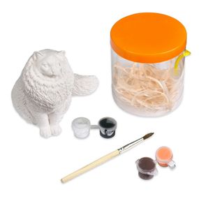 Дитячий набір для творчості розмальовка гіпсової фігурки "Котик" 30943