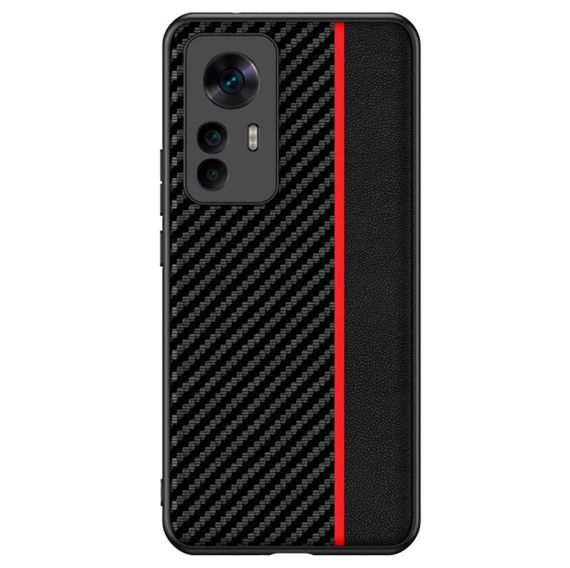 Чохол накладка Primolux CFC для Xiaomi 12 / Xiaomi 12X - Black&Red | Зображення 1