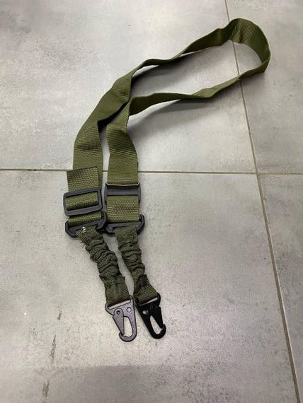 Ремінь двоточковий для АК! Оливковий 4 см! ремінь автоматичний! ремінь для автомата   знижка | Зображення 1