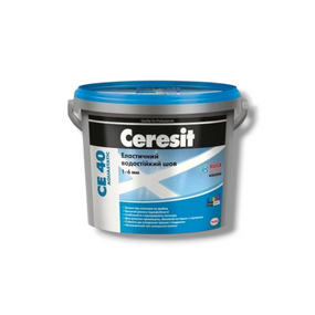 Фуга для швів Ceresit CE 40 Aquastatic, сріблястий (04), до 6 мм, 1 кг