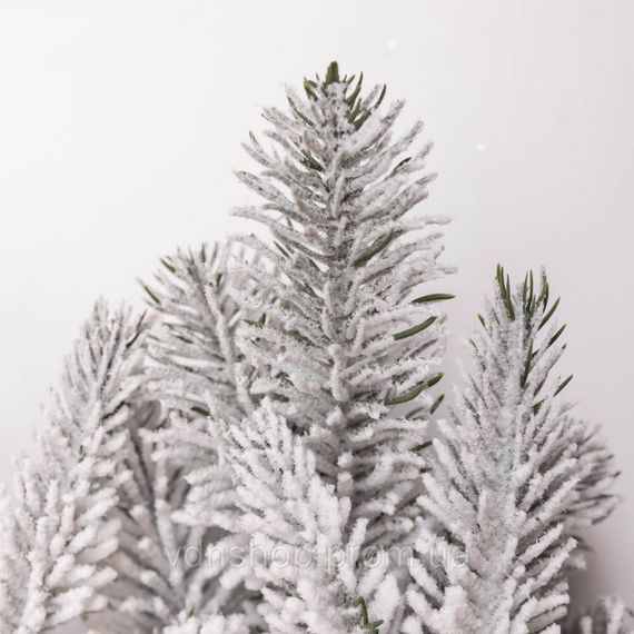 Искусственный подсвечник венок Новогодний с декором заснеженнй на 1 свечу SOK-O-4 | Зображення 2