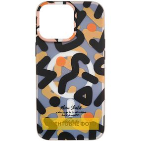 TPU чехол Pastel Chaos with MagSafe для Apple iPhone 17 Air (6.5") Black