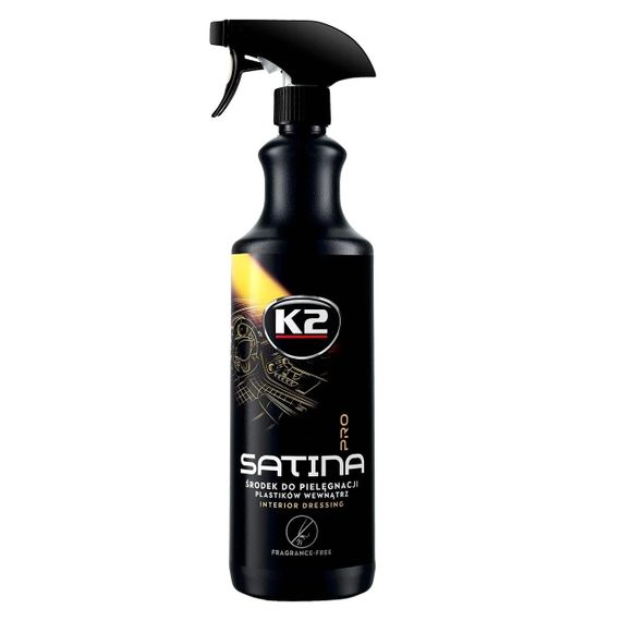 Средство по уходу за приборной панелью и пластиковыми деталями K2 Satina Pro с нейтральным ароматом 1 л (D5091