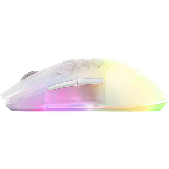 Мишка SteelSeries Aerox 3 Wireless Ghost, RGB, 18000dpi., 6кн., прозора | Зображення 3