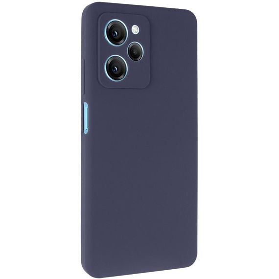 Чехол Silicone Cover Ummi Lakshmi Full Camera (AA) для Xiaomi Poco X5 Pro 5G Синий / Midnight Blue