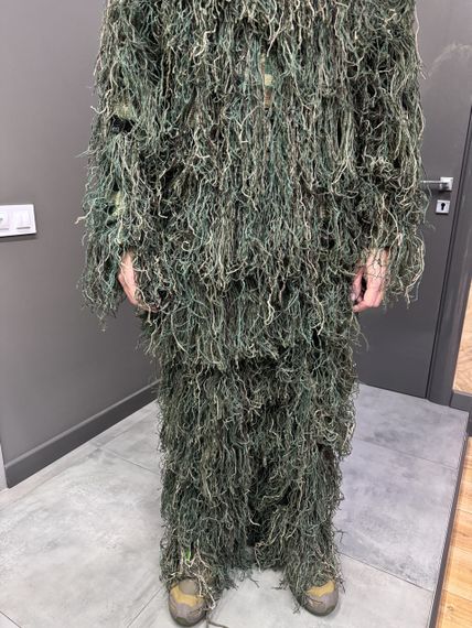 Маскувальний костюм Кікімора (Geely), нитка woodland та Койот, розмір M-L до 80 кг, костюм розвідника, маскхалат кікімора | Зображення 5