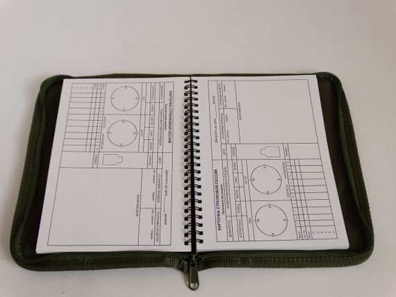 Блокнот снайпера стрілка тактичний в обкладинці А5, Олива кордуна водонепроникна | Зображення 4