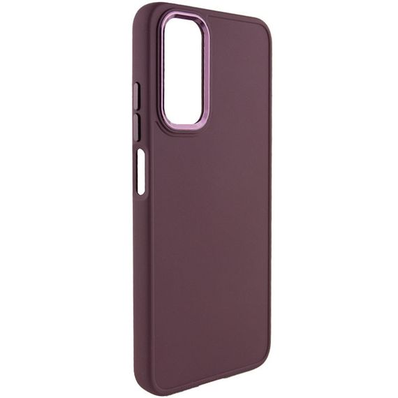 TPU чохол Bonbon Metal Style для Samsung Galaxy A52 4G / A52 5G / A52s, Бордовый