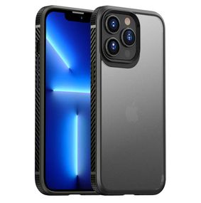Противоударный бампер чехол Primolux Transparent для смартфона Apple iPhone 13 Pro - Black