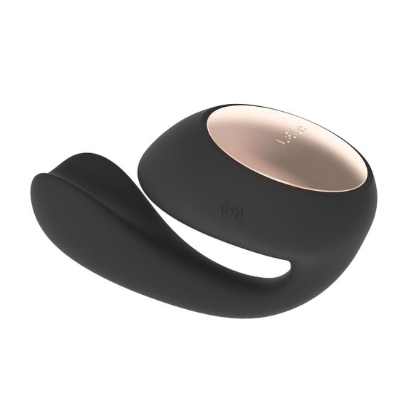Смарт-вібратор LELO Ida Wave Black, вагінально-кліторальний, технологія WaveMotion, 2 мотори Sex Aura