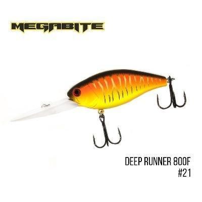 Воблер Megabite  Deep Runner 800 F (80 mm, 38,7 g, 8 м) (21)