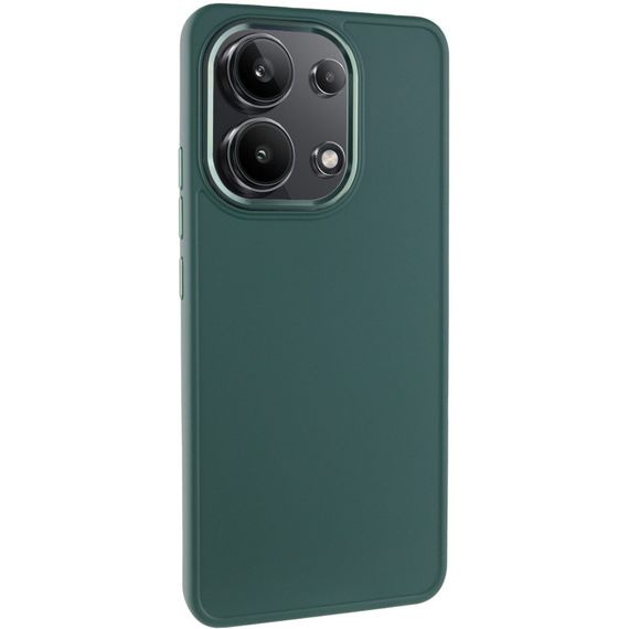 TPU чохол Bonbon Metal Style для Xiaomi Redmi Note 13 Pro 4G / Poco M6 Pro 4G Зелений / Pine green