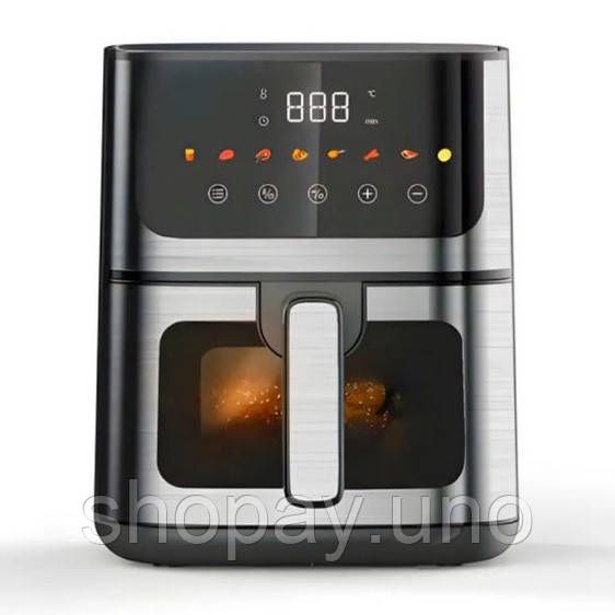 Фритюрница для пончиков Rainberg RB-2268 4200 Вт, Картошка фри без масла, Мультипечь с функцией гриля RS-76 | Зображення 3