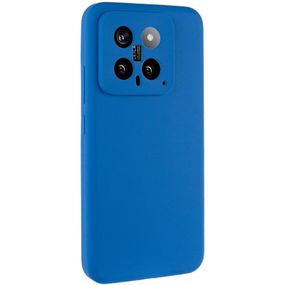 Чехол Silicone Cover Lakshmi Full Camera (AA) для Xiaomi 14 Синий / Navy Blue