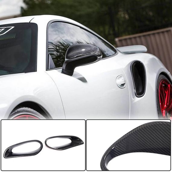 Карбоновые накладки на задние крылья (для Turbo S 2014-2016) для Porsche 911