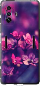 Чехол на Xiaomi Poco F4 GT Пурпурные цветы "2719u-2958-17620"