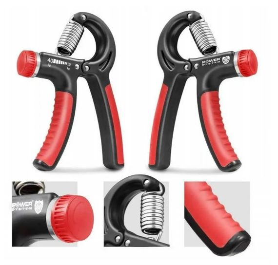 Еспандер кистьовий Power System PS-4021 з регульованим навантаженням 10-40 кг Power Hand Grip Black (PS-4021_Black) | Зображення 1