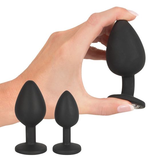 Набір анальних пробок - Black Velvets Anal Kit Sex Aura | Зображення 4