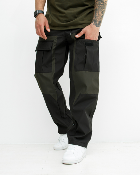 Штаны карго Лейкерс зелено-черный S XL | Зображення 2