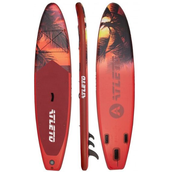 Сапборд SUP-доска Atleto Miame 320 см надувная для плавания с сиденьем и веслом 42400967 | Зображення 1