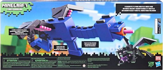 Бластер Nerf Minecraft Ender Dragon Нерф Майнкрафт Дракон енду (Ендер-дракон) Оригінал | Зображення 2