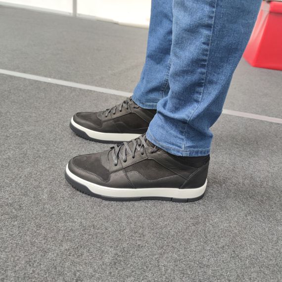 Кеди зимові з нубуку. Черевики на білій підошві 41 42 45 розмір | Зображення 5