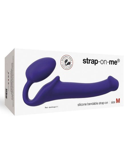 Безремінний страпон Strap-On-Me Violet M, повністю регульований, діаметр 3,3 см Sex Aura | Зображення 3