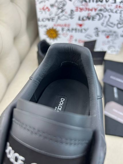 Кросівки Dolce Gabbana Portofino чорні ob402 | Зображення 7