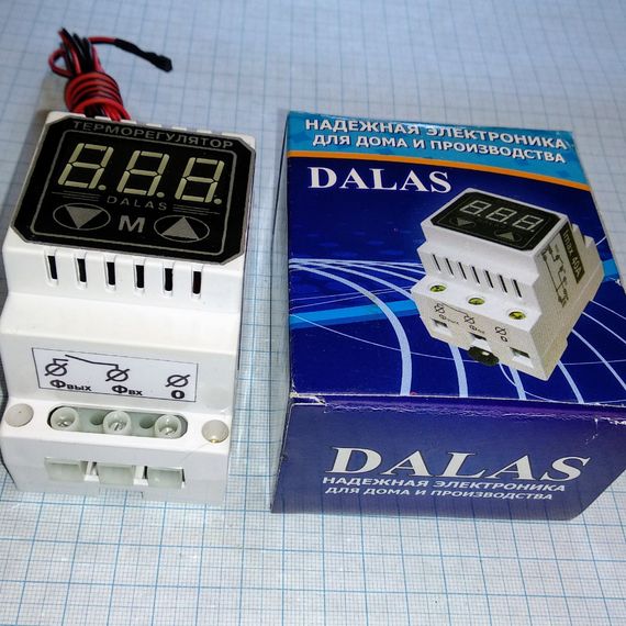 Цифровий Терморегулятор 40А Далас(Україна) | Зображення 2