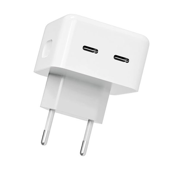 СЗУ NX 110-240V Original, 2xType C, 50W, White, Box