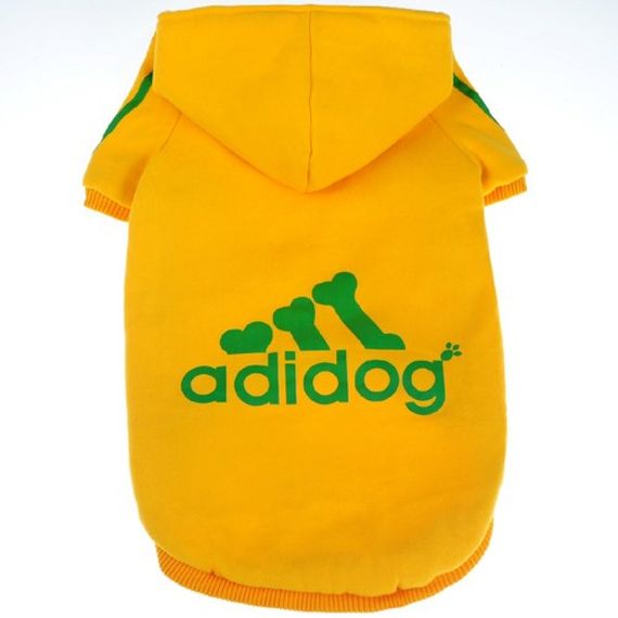 Толстовка для собак Multibrand "ADIDOG" желтый | Зображення 2