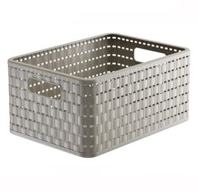 Корзина для зберігання Rotho (Рото) Country А5 +, 11 л (11169) Капучино