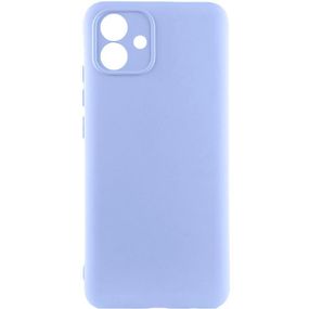 Чехол TPU GETMAN Liquid Silk Full Camera для Samsung Galaxy A05 Сиреневый / Light purple
