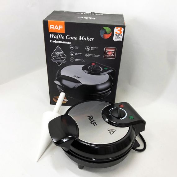 Качественная бытовая вафельница RAF, Бюджетная вафельница для пышных вафель LU-85 | Зображення 1