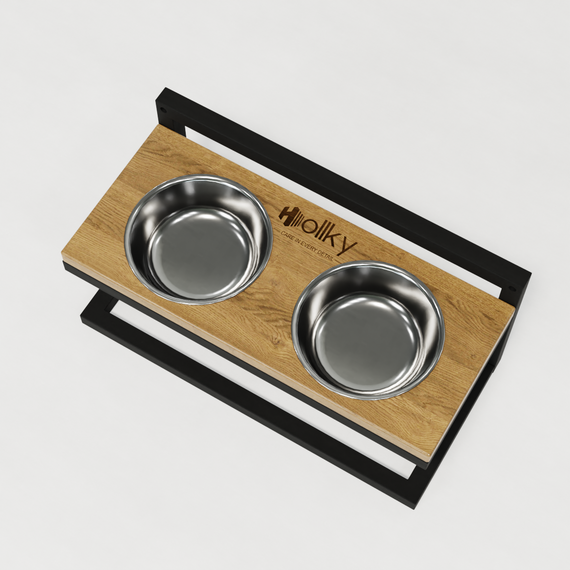 Миски на регульованій підставці для маленьких собак Hollky Flex S (2 × 0.450 л) FS-422523-BLNT | Зображення 4