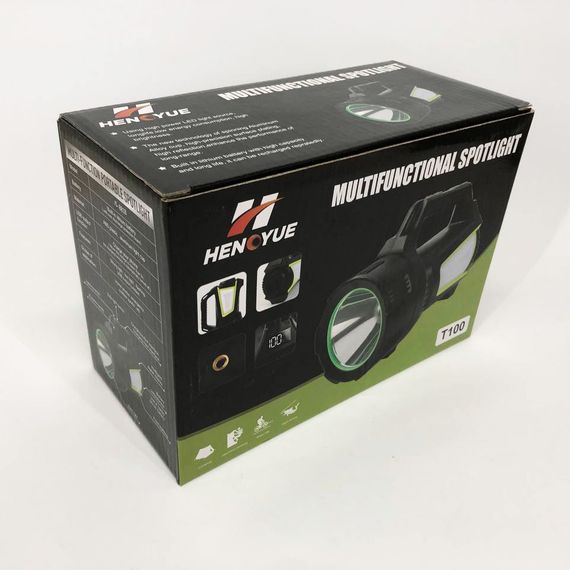 Ліхтар кемпінг переносний T100A-10W+2COB з бічними LED white/red/blue, Акумуляторна лампа для кемпінгу | Зображення 8