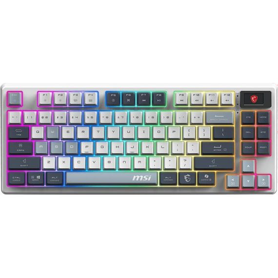 Клавиатура механическая MSI FORGE GK600 TKL W SKY UA 104key S11-43UAP01-HH9