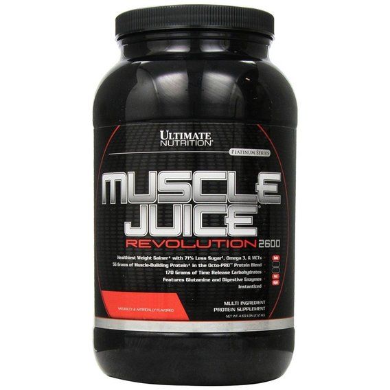 Гейнер Ultimate Nutrition Muscle Juice Revolution 2600 2120 g /8 servings/ Banana