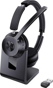 Бездротові навушники Yukigefe KH53 Bluetooth гарнітура для колл-центру з мікрофоном та шумозаглушенням