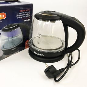 Стильний електричний чайник Magio МG-496 1 л 900 Вт, Чайник дисковий Потужний кухонний TH-52