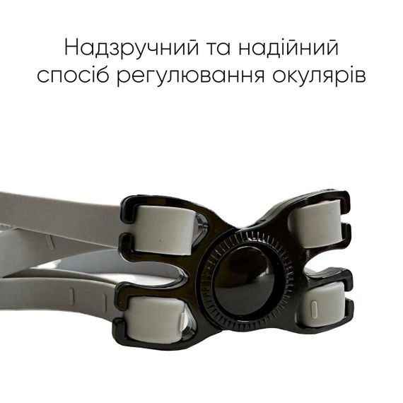 Очки для плавания Renvo Anda Pro Уни Anti-fog Серый OSFM (2SG510-02) | Зображення 4
